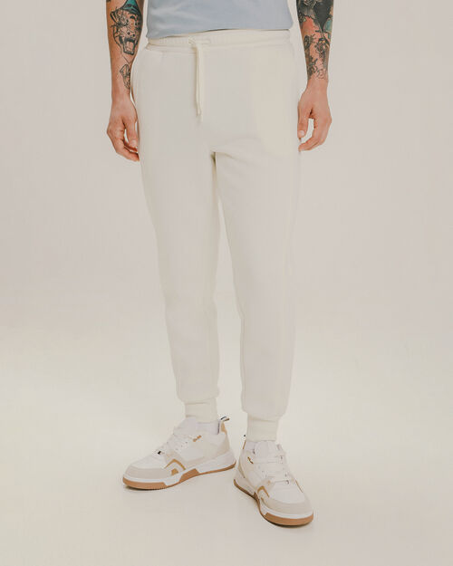 Jogger Skinny Básico Blanco